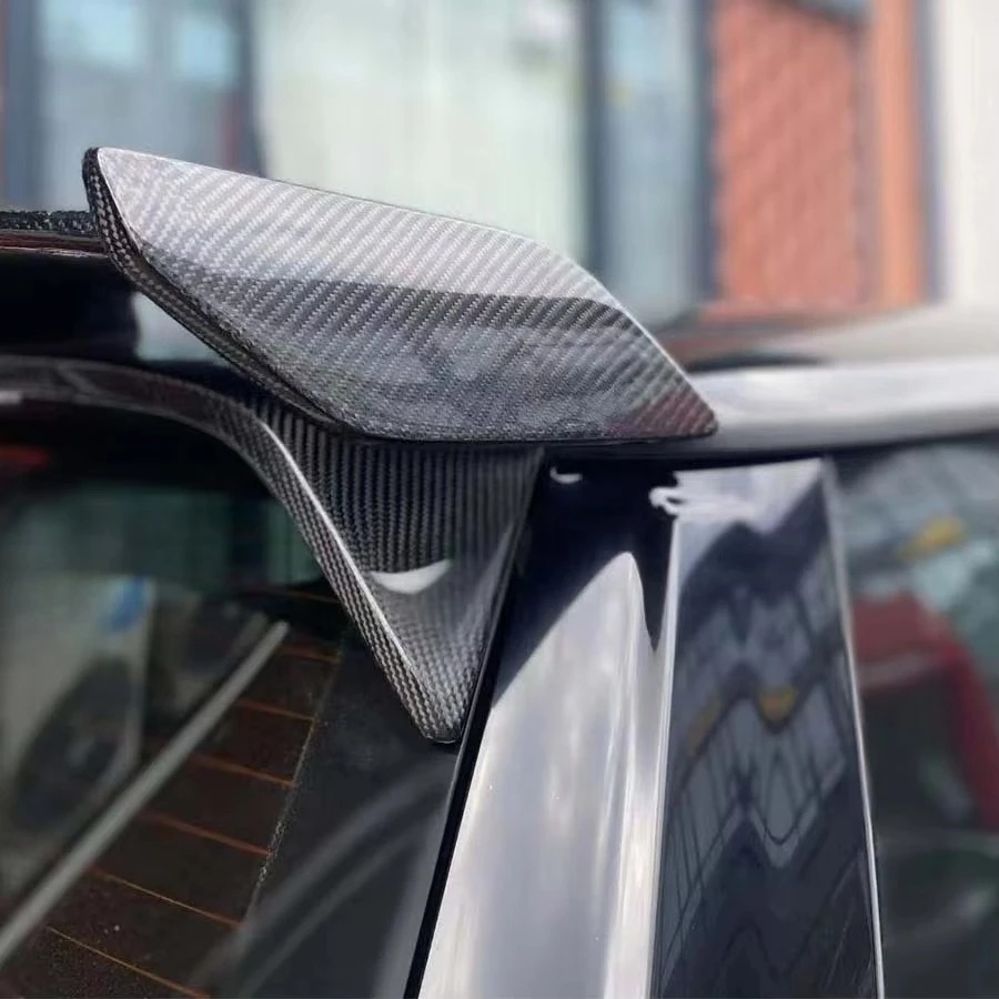 Mini  S R56 Carbon Fiber Rear Spoiler Trunk Splitter Roof Wing Double Deck Car Exterior Accessories Body Kit